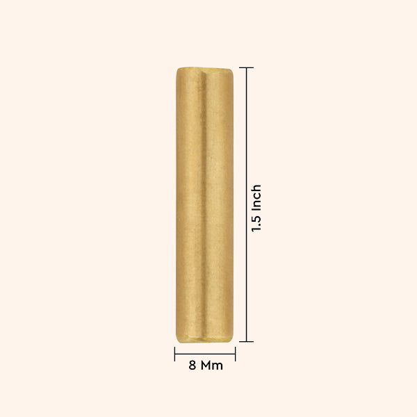 My Vastu Tool BRASS ROUND STUD 1.5 INCH 8MM SET 3 - Image 2