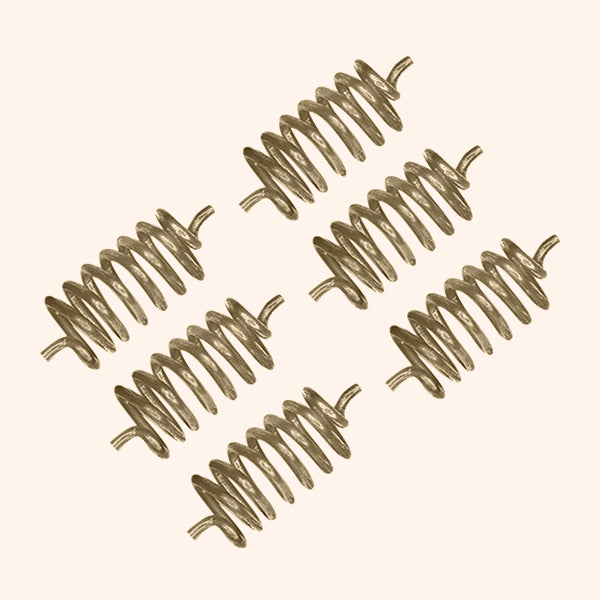 BRASS ANTI CLOCKWISE SPRING SET 6