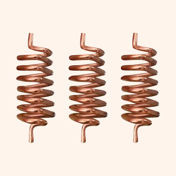 COPPER CLOCK WISE SPRING SET 3