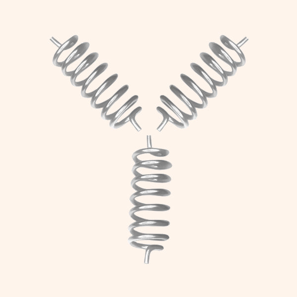 IRON CLOCK WISE SPRING SET 3