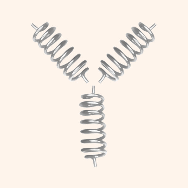 IRON ANTI CLOCKWISE SPRING SET 3