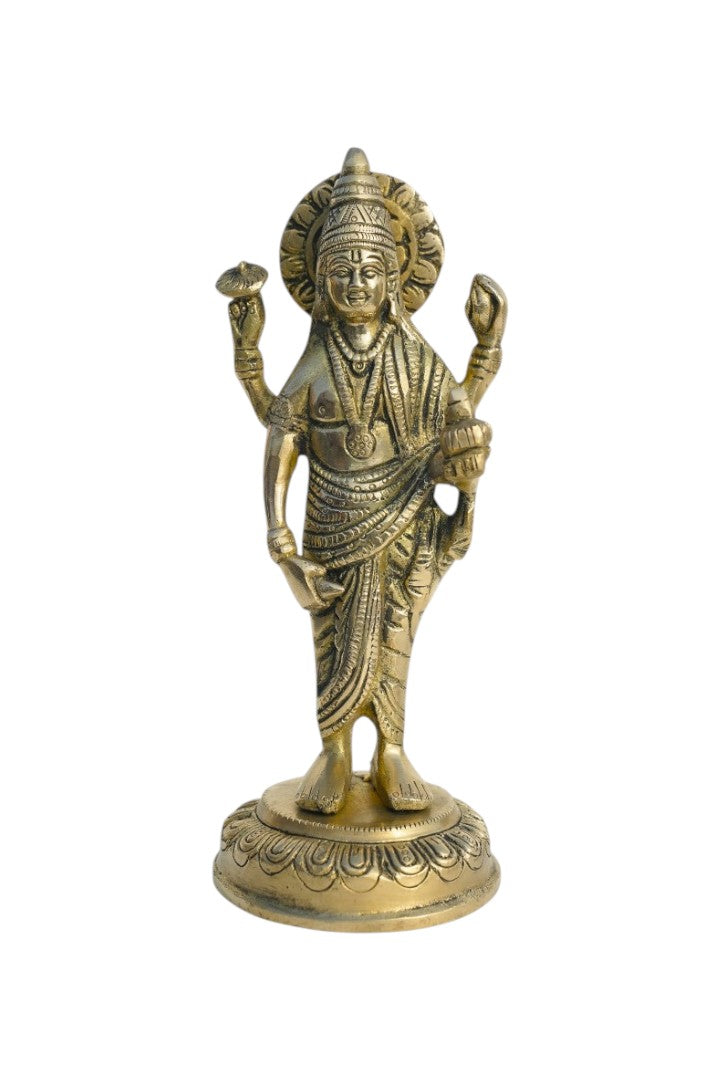 My Vastu Tool BRASS DHANVANTRI STATUE - Image 7