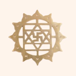 My Vastu Tool BRASS KAMAL SATIYA HELIX 6 INCH