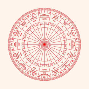 My Vastu Tool RED PLAIN SHAKTI CHAKRA 7 INCH