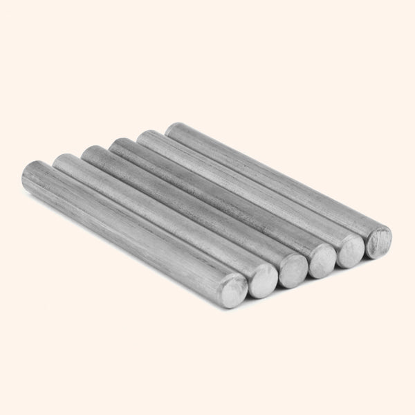 My Vastu Tool IRON ROUND STUD 3INCH 8MM SET 6