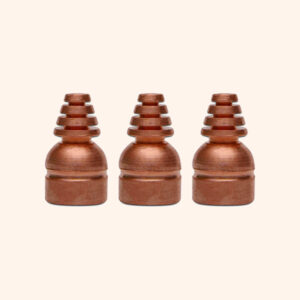COPPER CONE STUD 15 MM SET 3