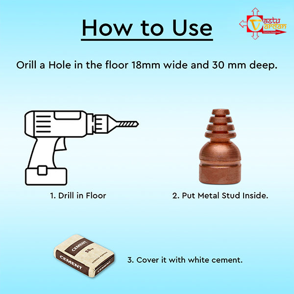 COPPER CONE STUD 15 MM SET 3 - Image 4