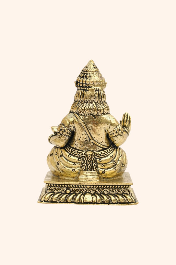 My Vastu Tool BRASS DHAN KUBER JI 3 INCH (APPROX) - Image 6