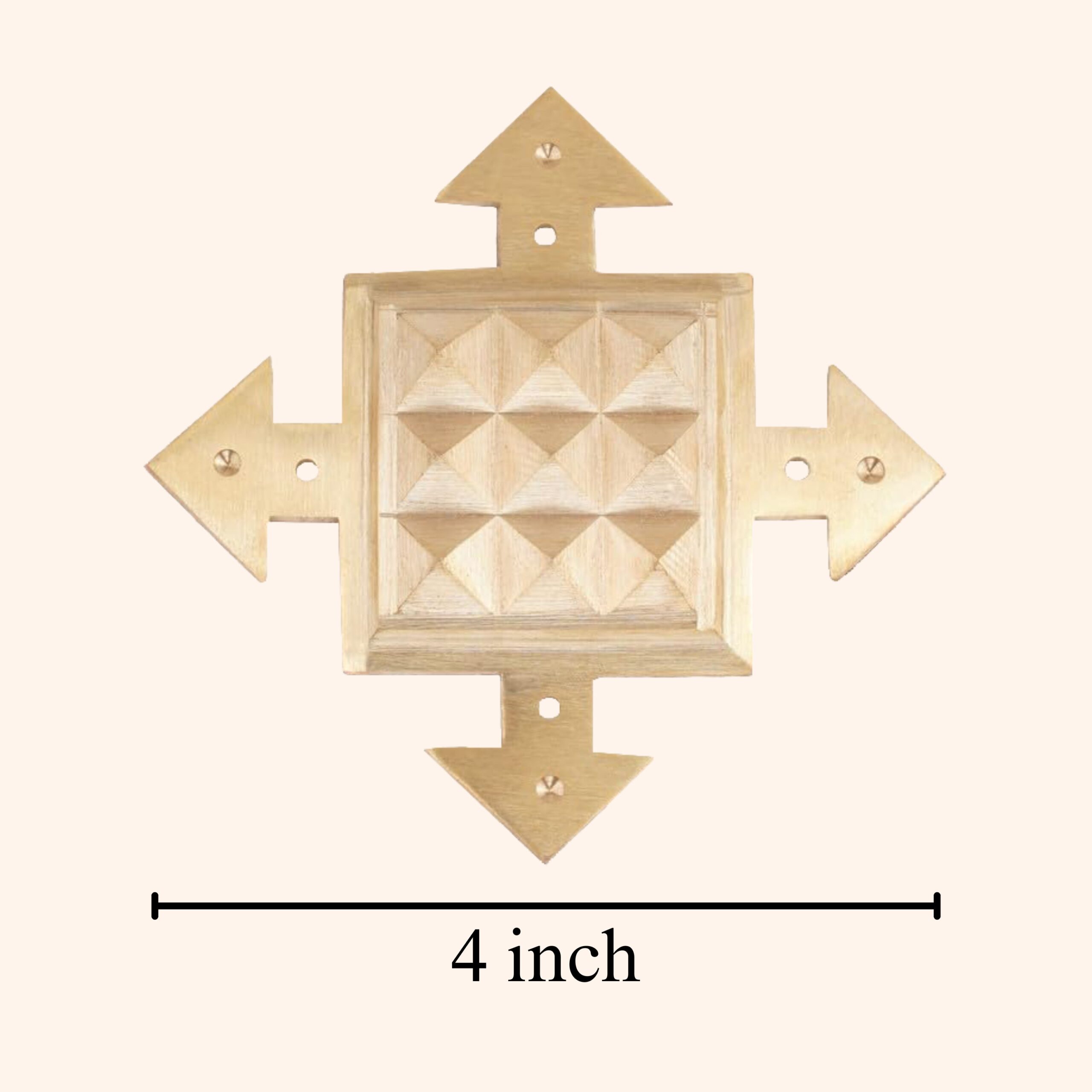 My Vastu Tool BRASS PYRAMID ARROW HELIX (4 INCH) - Image 2