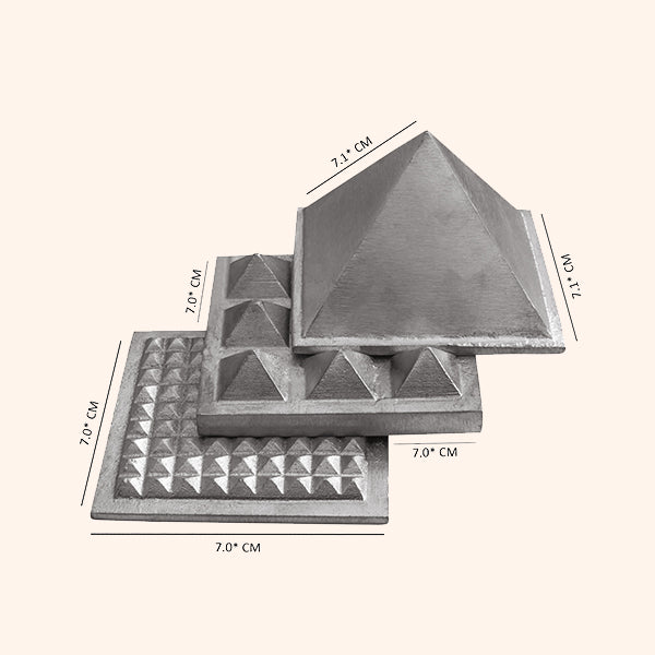 My Vastu Tool 3 LAYER ZINC PYRAMID - Image 2