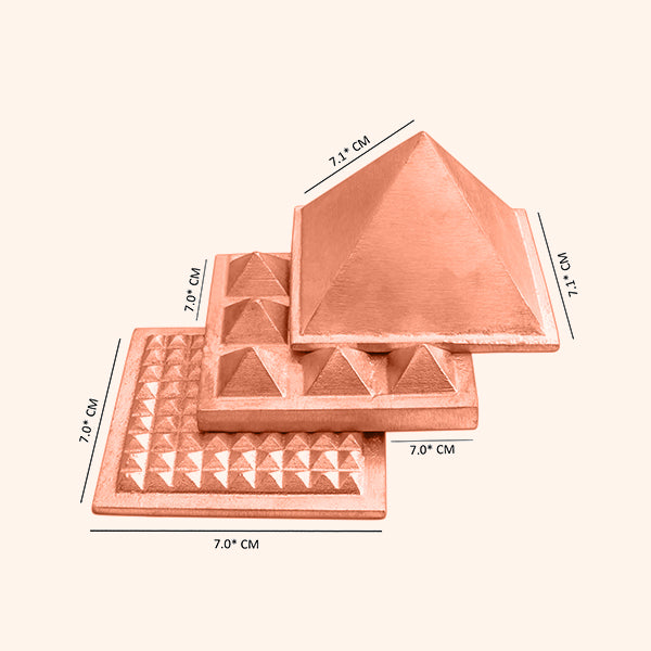 My Vastu Tool 3 LAYER COPPER PYRAMID - Image 2