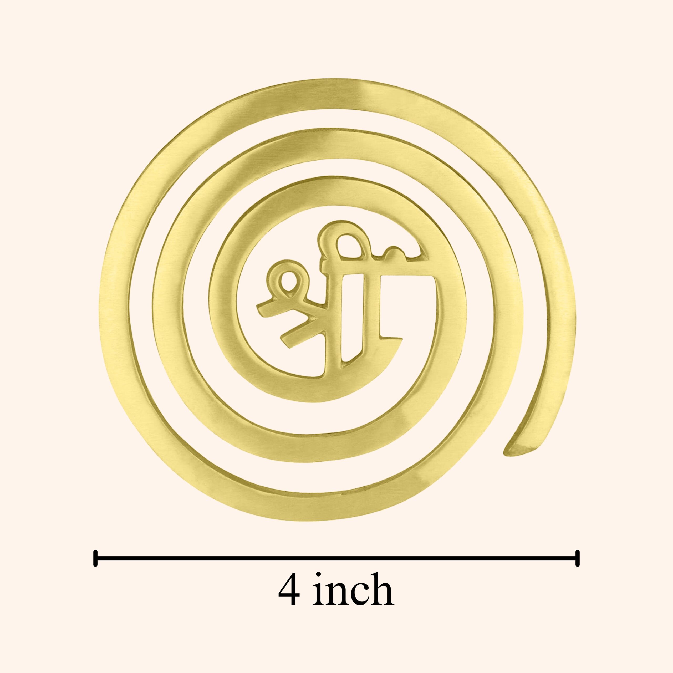 My Vastu Tool BRASS SHREE HELIX 4 INCH PACK OF 3 - Image 2