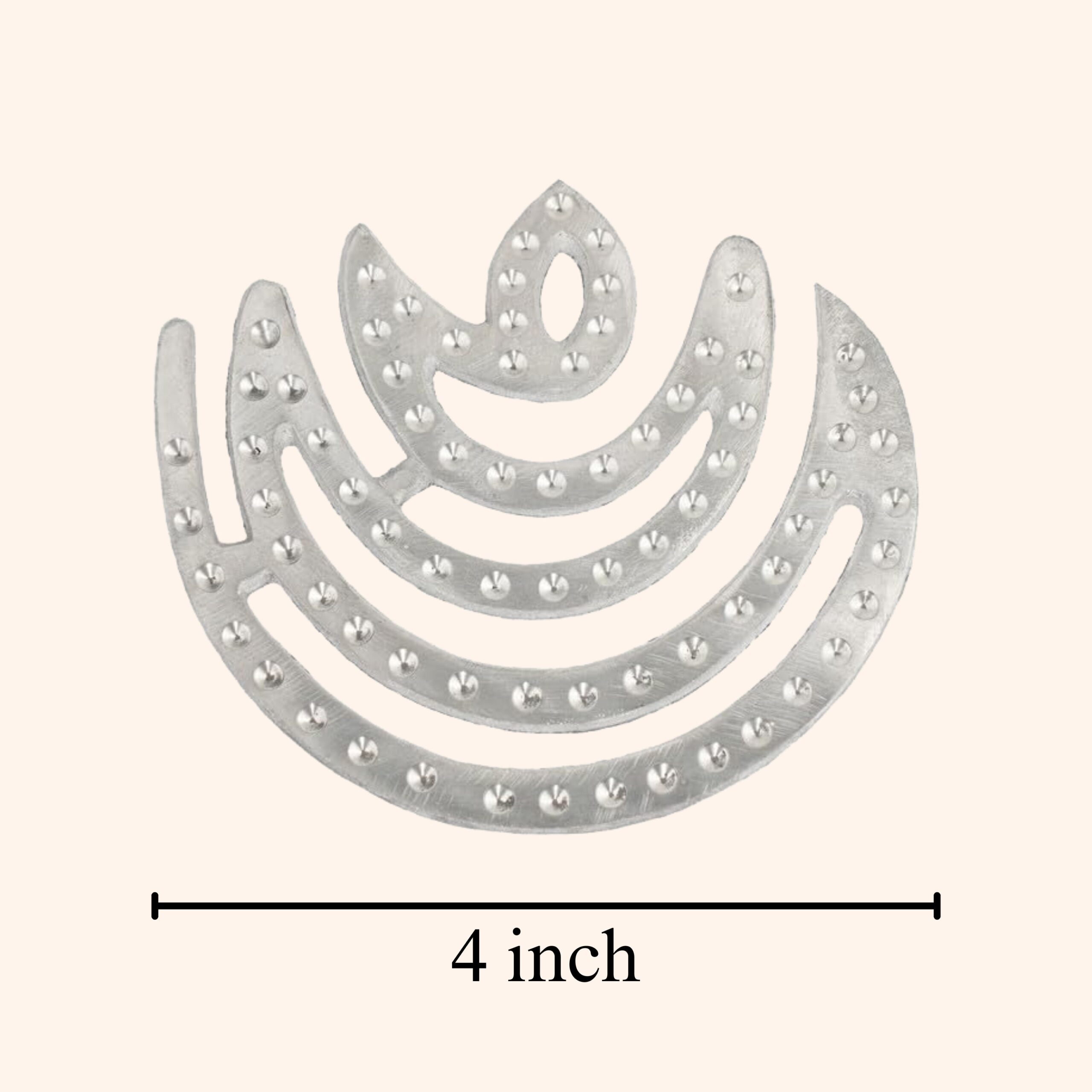 My Vastu Tool ZINC MOON HELIX 4 INCH - Image 2