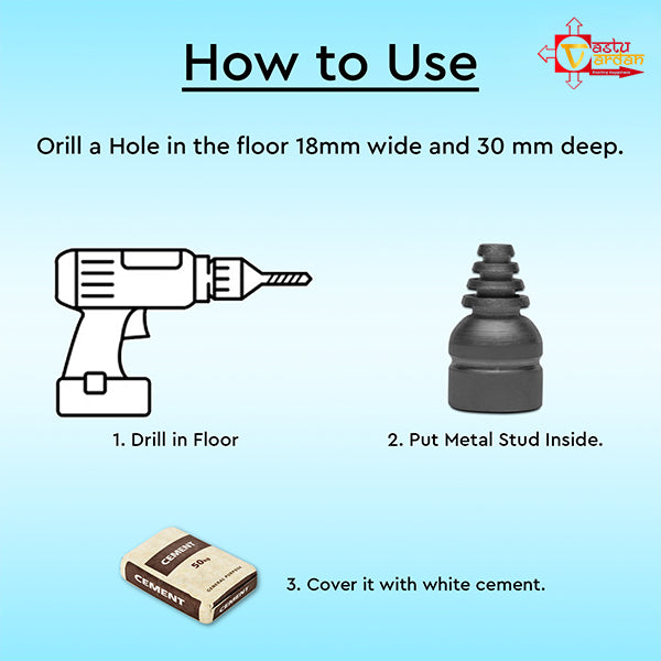 IRON CONE STUD 15 MM SET 6 - Image 4