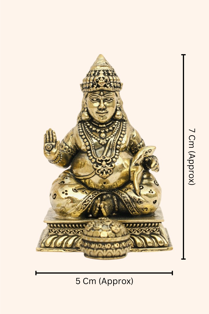 My Vastu Tool BRASS DHAN KUBER JI 3 INCH (APPROX) - Image 3