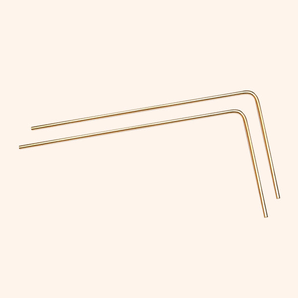 My Vastu Tool BRASS DOWSING ROAD WITHOUT HANDLE 8MM