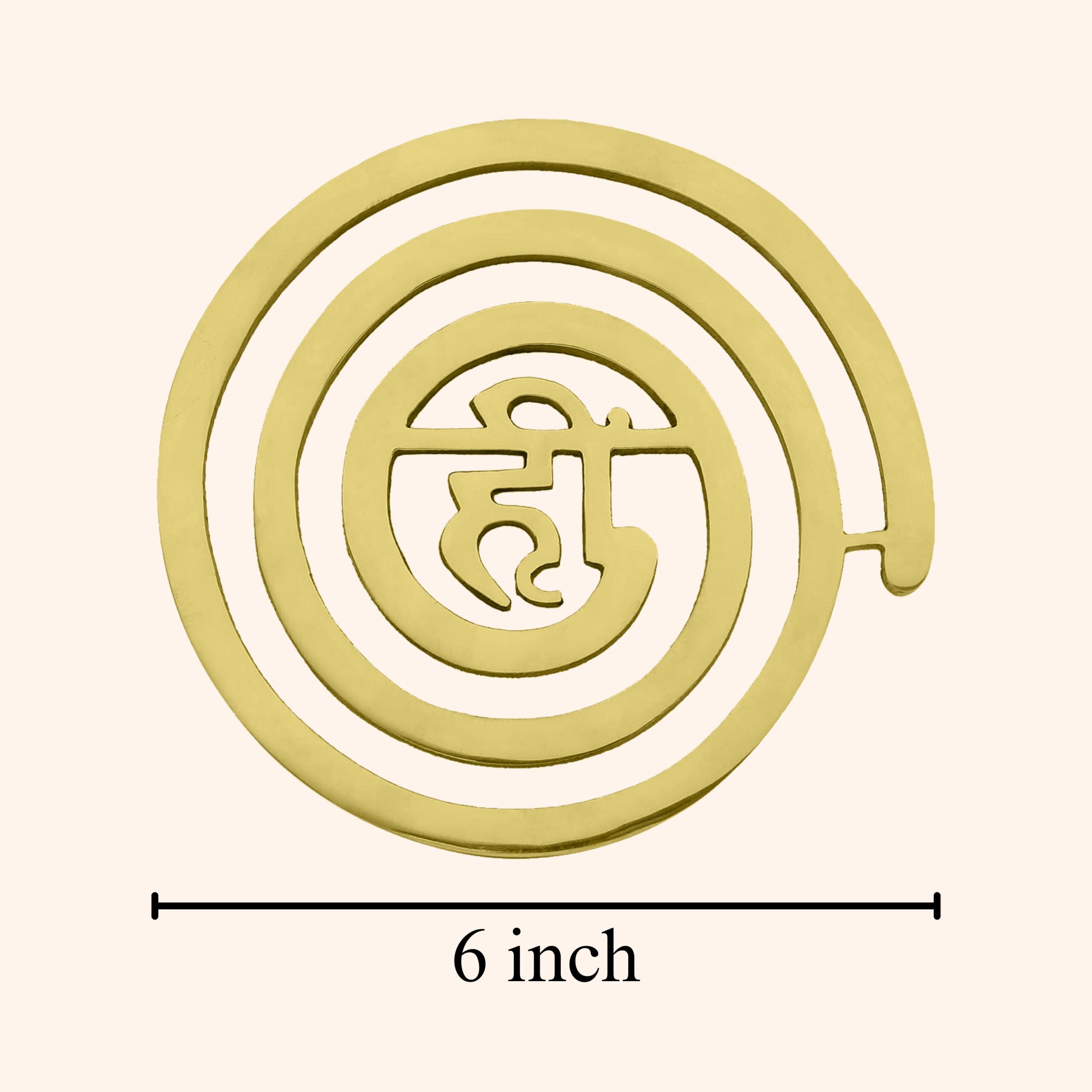 My Vastu Tool BRASS HII HELIX 6 INCH - Image 2