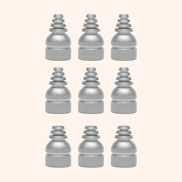 STAINLESS STEEL CONE STUD 15 MM SET 9