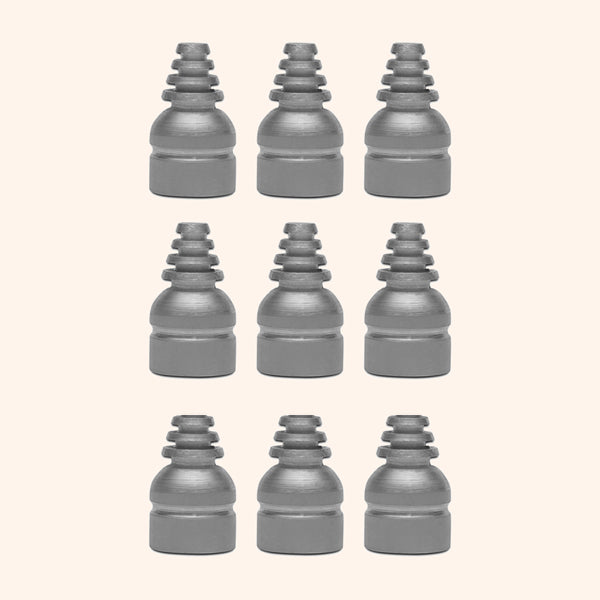 ALUMINIUM CONE STUD 15 MM SET 9