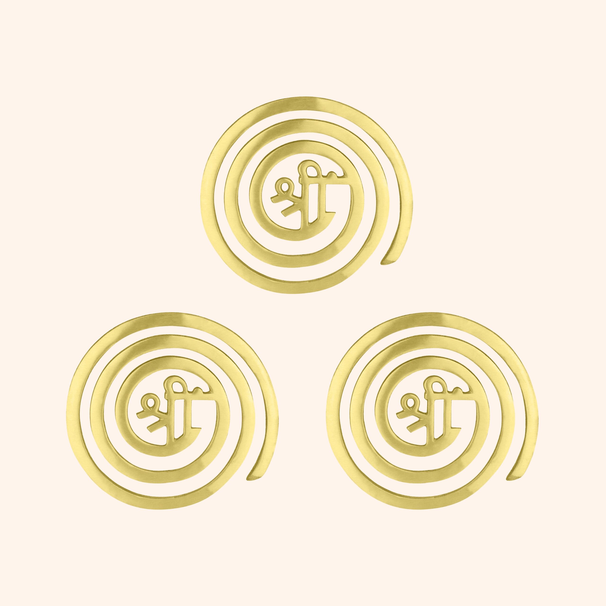 My Vastu Tool BRASS SHREE HELIX 6 INCH