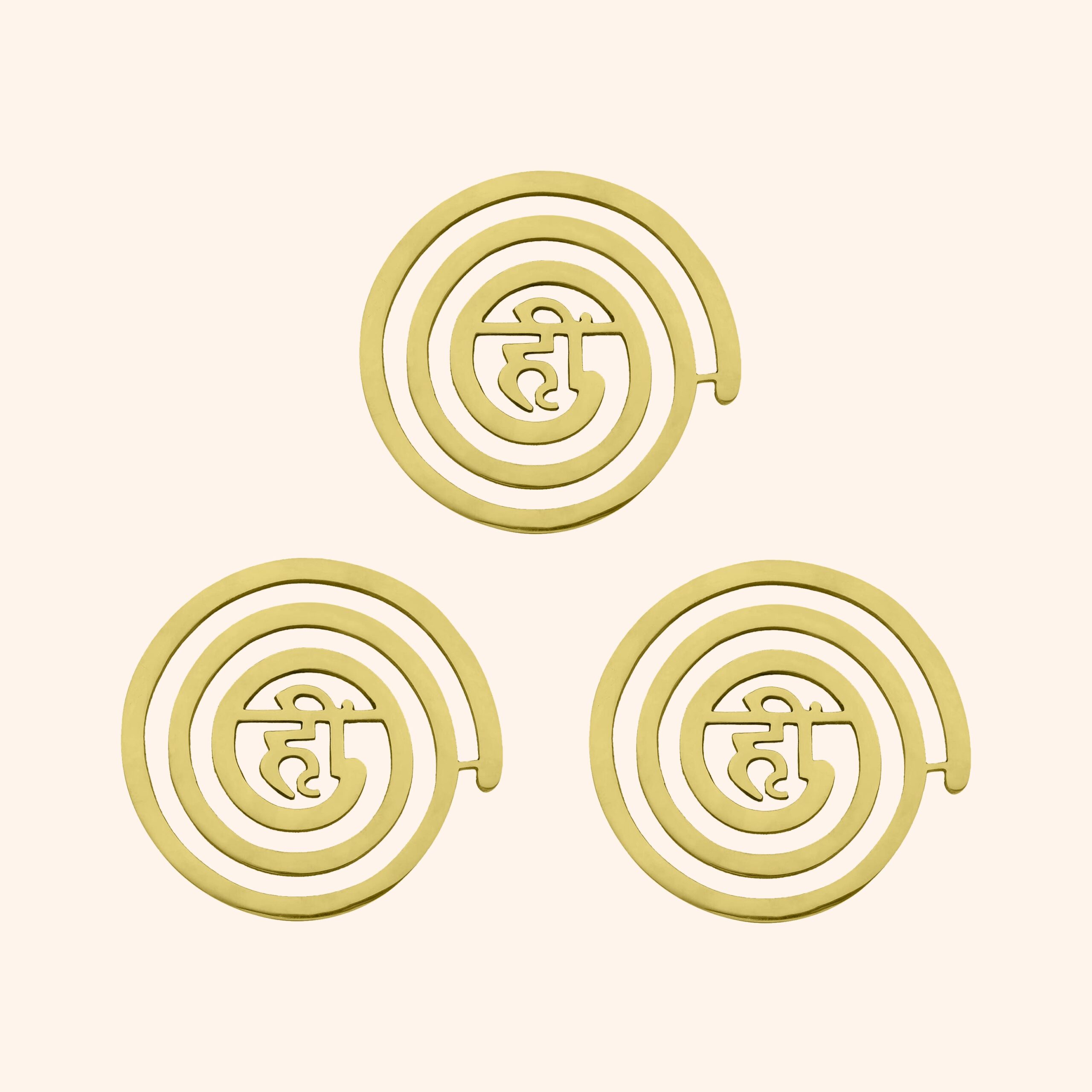 My Vastu Tool BRASS HII HELIX 4 INCH