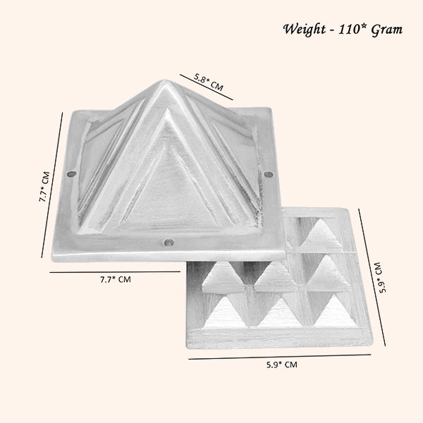 My Vastu Tool 2 LAYER ALUMINIUM PYRAMID - Image 2