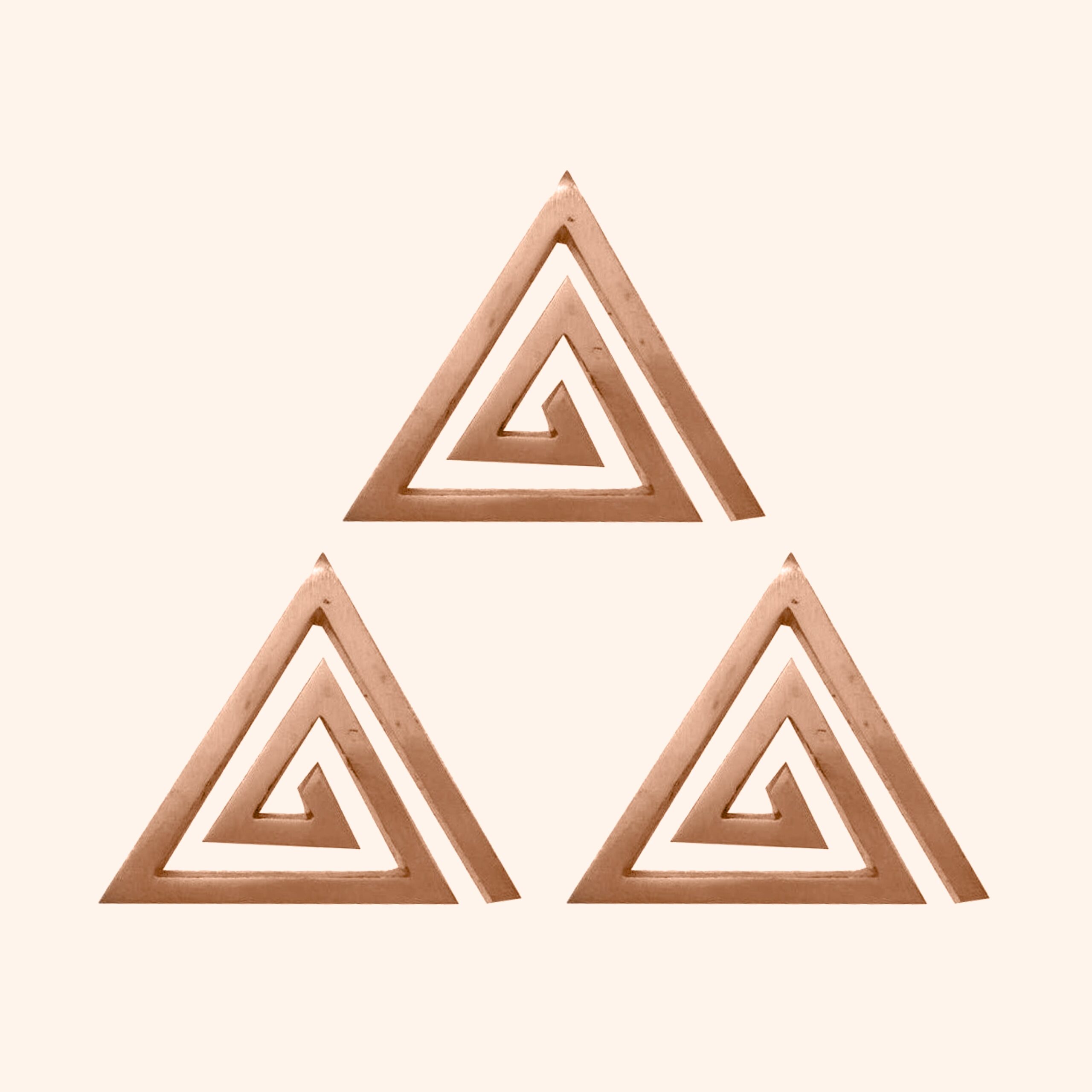 My Vastu Tool COPPER PLAIN HELIX 4 INCH