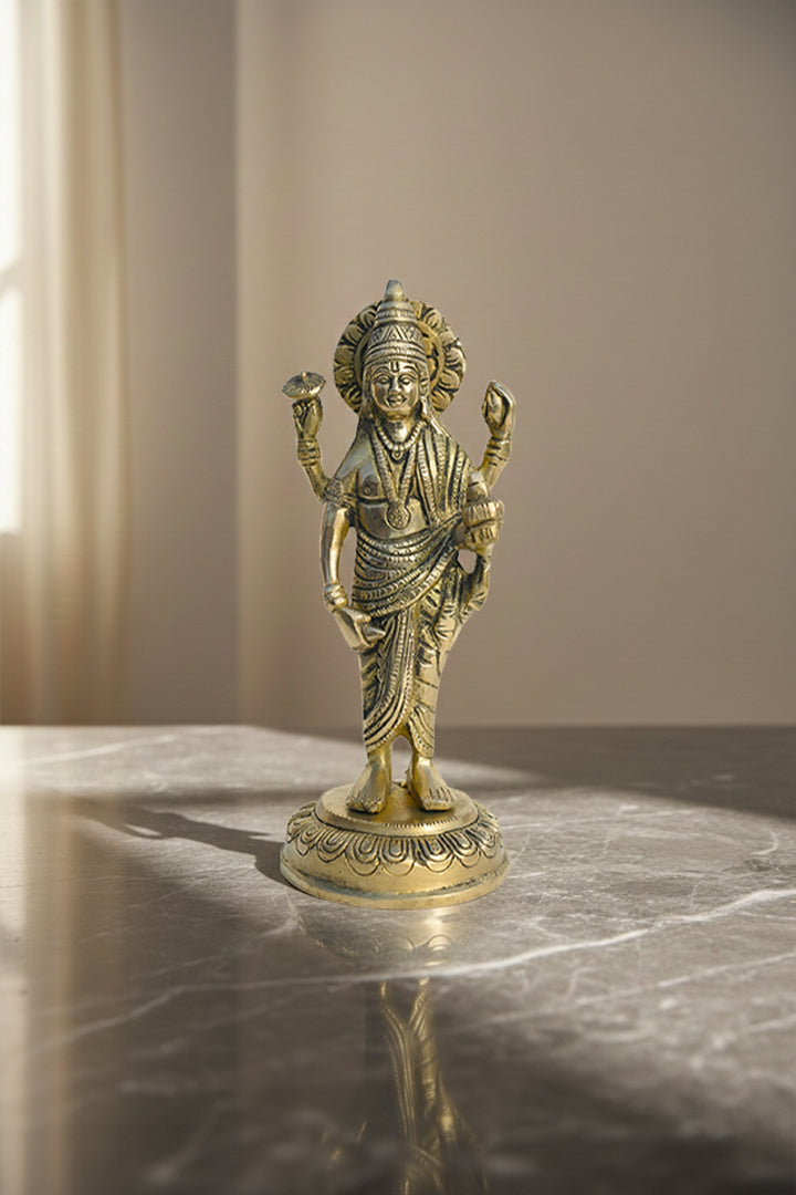 My Vastu Tool BRASS DHANVANTRI STATUE