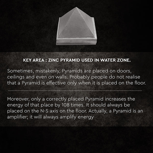My Vastu Tool 3 LAYER ZINC PYRAMID - Image 4