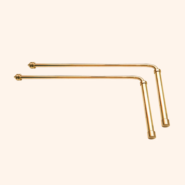 My Vastu Tool BRASS DOWSING ROAD WITH HANDLE 8MM