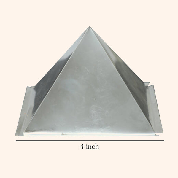 IRON HOLLOW CURVED PYRAMID 4 INCH - Image 2