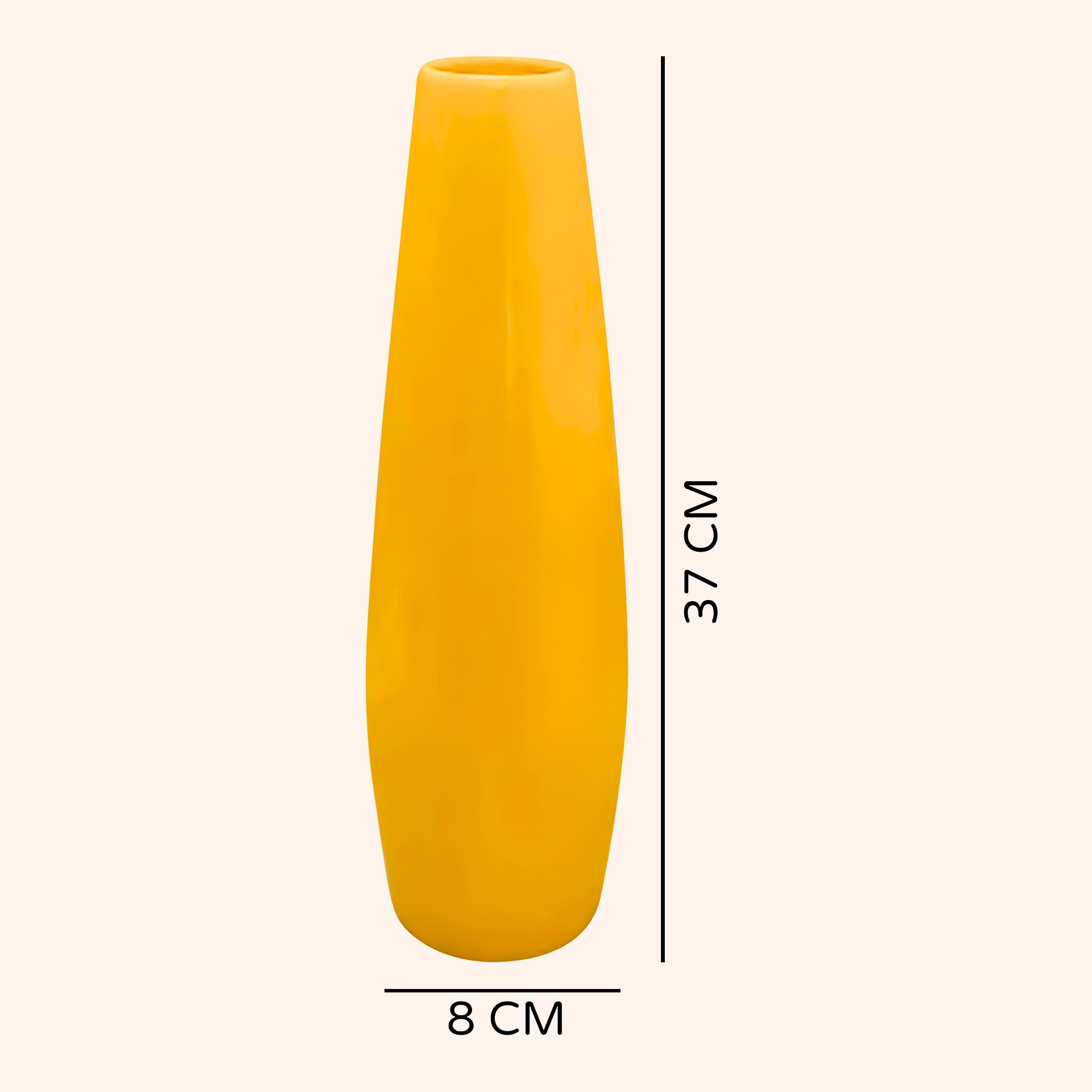 My Vastu Tool YELLOW VASE || VASTU DECORATION ITEM FOR LIVING ROOM & OFFICE | - Image 2