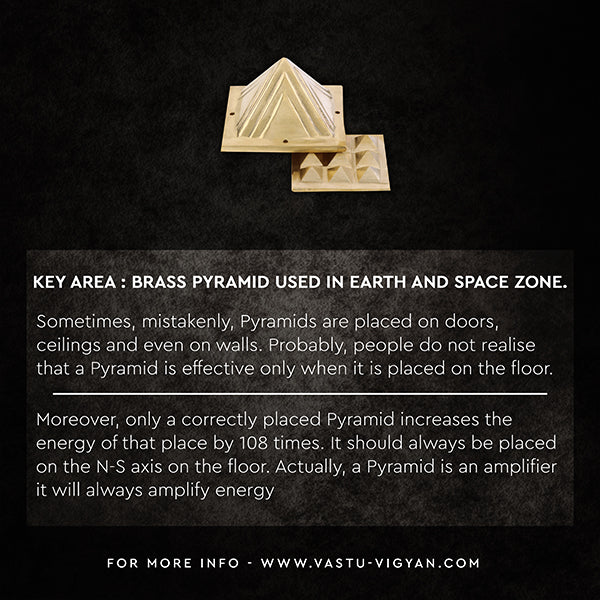 My Vastu Tool 2 LAYER BRASS PYRAMID - Image 4
