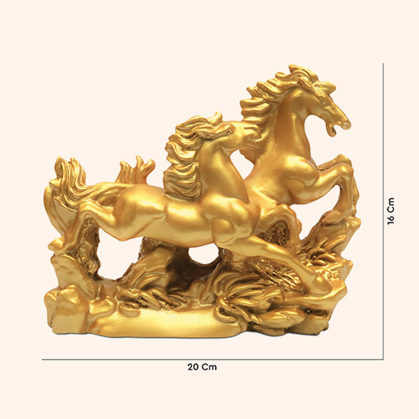 My Vastu Tool TWO GOLDEN HORSE - Image 2