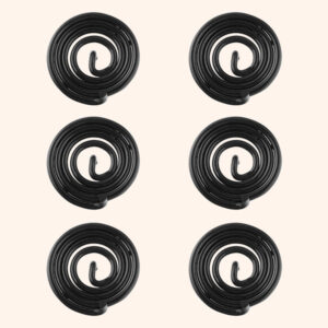 BLACK CLOCK WISE SPRING SET 6