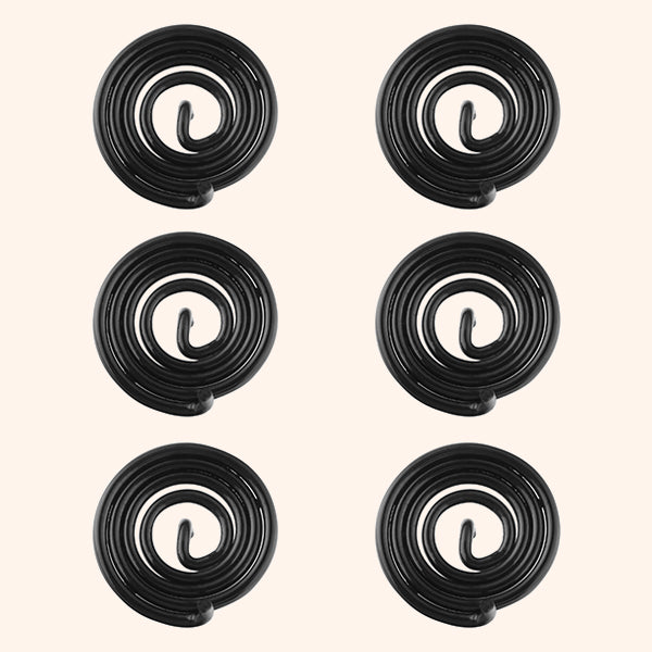 BLACK CLOCK WISE SPRING SET 6