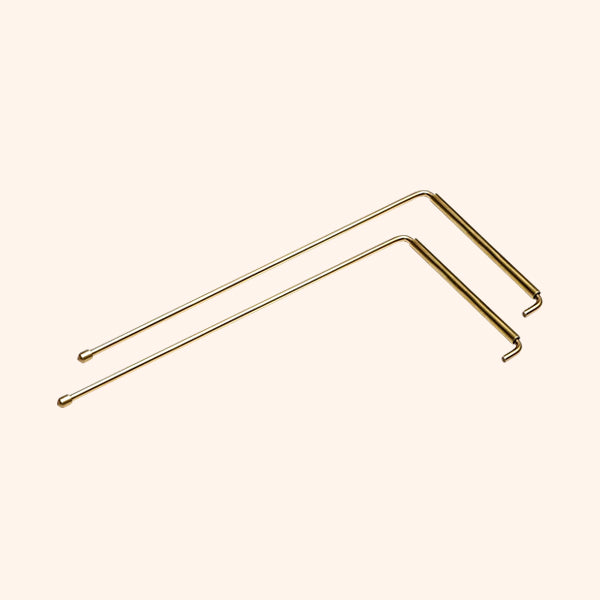My Vastu Tool BRASS DOWSING ROD WITH HANDLE 5MM