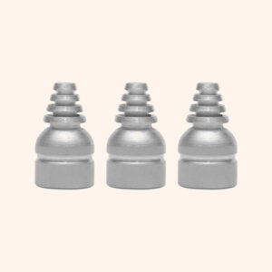 STAINLESS STEEL CONE STUD 15 MM SET 3