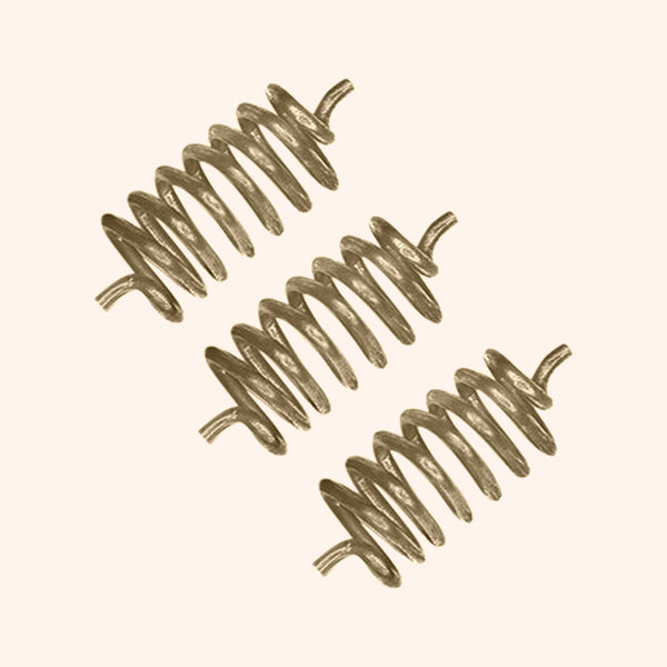 BRASS ANTI CLOCKWISE SPRING SET 3