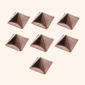 COPPER HOLLOW CURVE PYRAMID 2 INCH SET 7