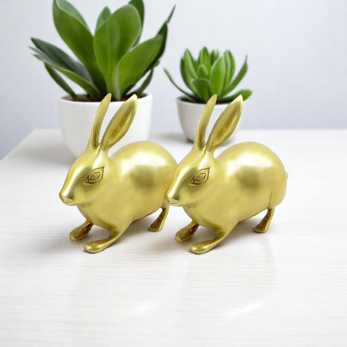 My Vastu Tool BRASS SMALL RABBIT PAIR STATUE - Image 5