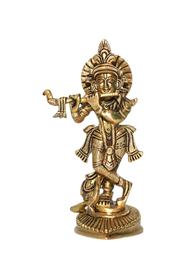 My Vastu Tool BRASS KRISHNA JI STATUE