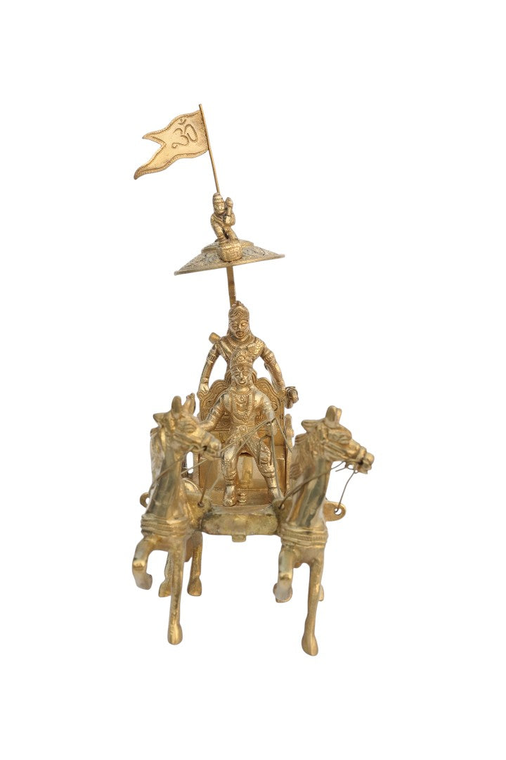My Vastu Tool ARJUNA RATH TWO HORSE WITH KRISHNA JI - Image 5
