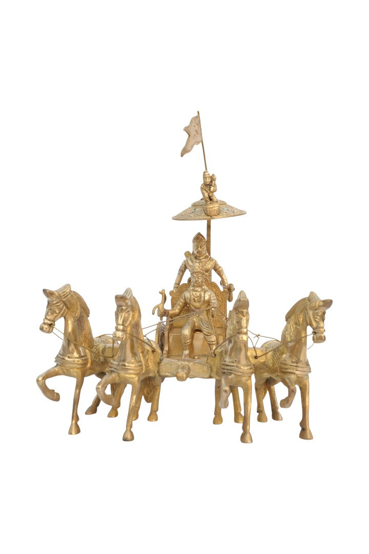 My Vastu Tool ARJUNA RATH FOUR HORSE WITH KRISHNA JI - Image 5