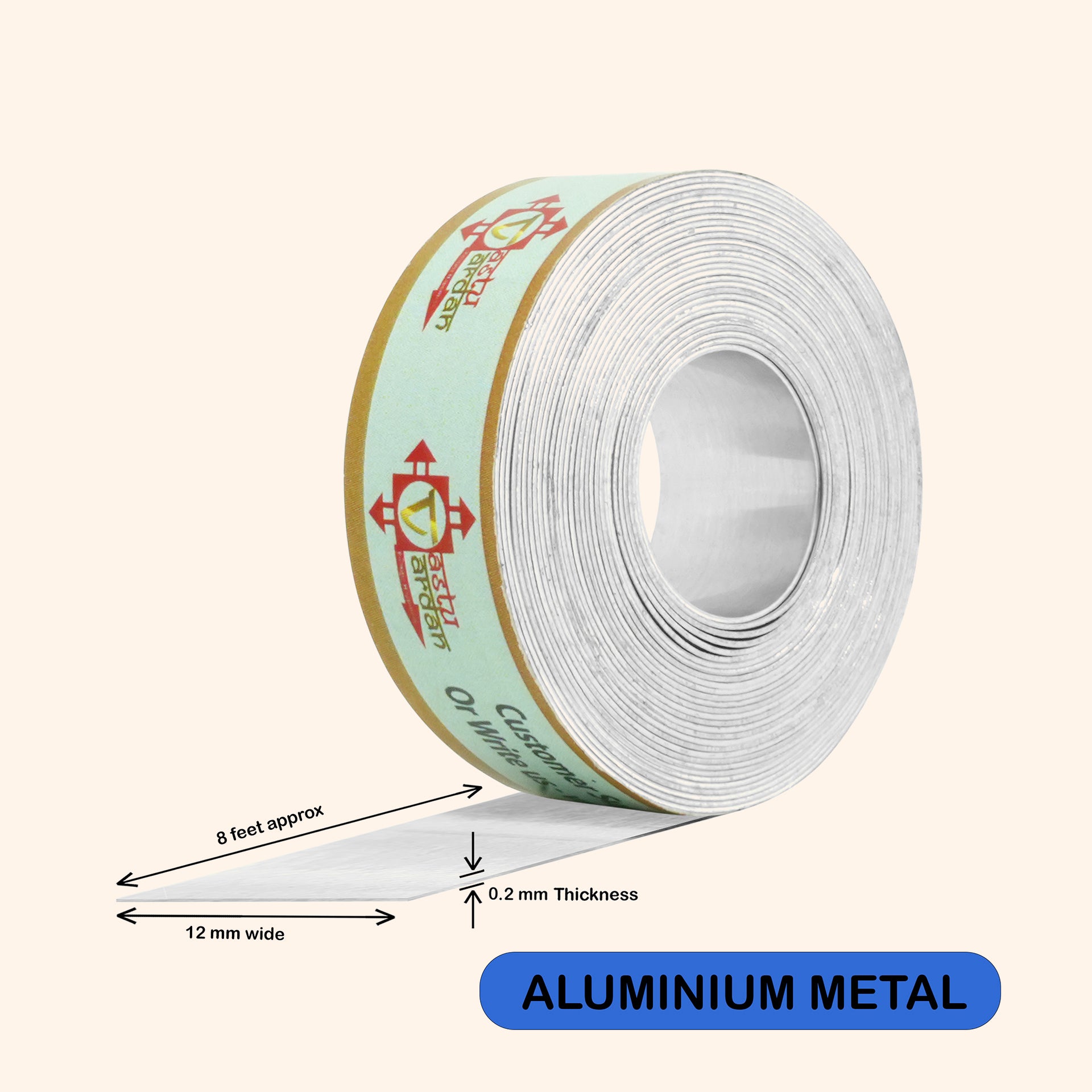 My Vastu Tool 8 FEET 0.5 INCH ALUMINIUM STRIP