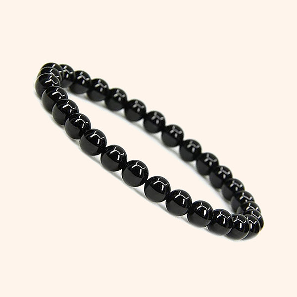 My Vastu Tool BLACK TOURMALINE ORIGINAL BRACELET 8 MM BEADS - Image 4