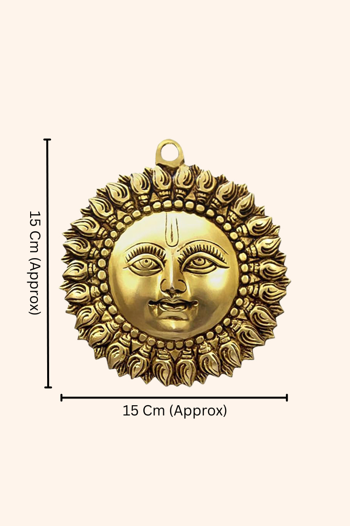 My Vastu Tool BRASS SMALL SUN STATUE - Image 2