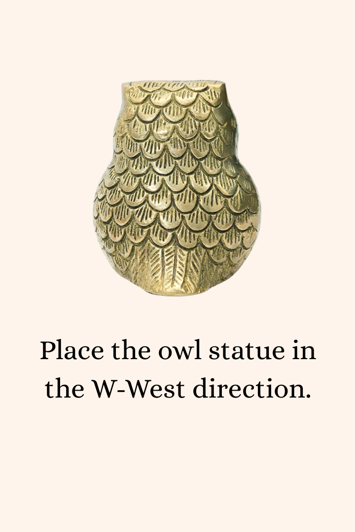 My Vastu Tool BRASS OWL STATUE - Image 4