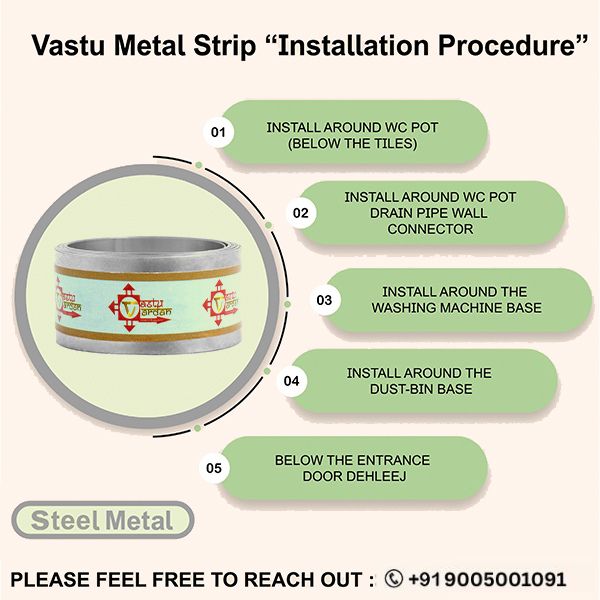 My Vastu Tool 4 FEET 0.75 INCH IRON STRIP - Image 4