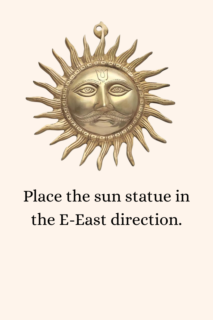 My Vastu Tool BRASS BIG SUN 02 - Image 5